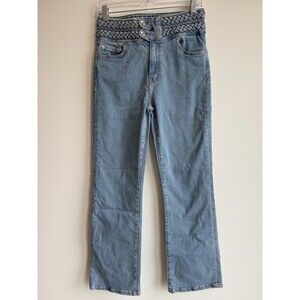 Derek Lam Jeans-10 Crosby Denim-Size 27-High Waist With Braid Detail-Straight
